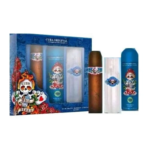 Cuba Wild Heart Set 3p 4.2 oz M Spray by perfumesandrea
