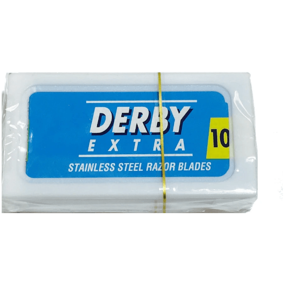 Derby Stainless Steel Double Edge Razor Blades - 10 Pack by Pasteur Pharmacy