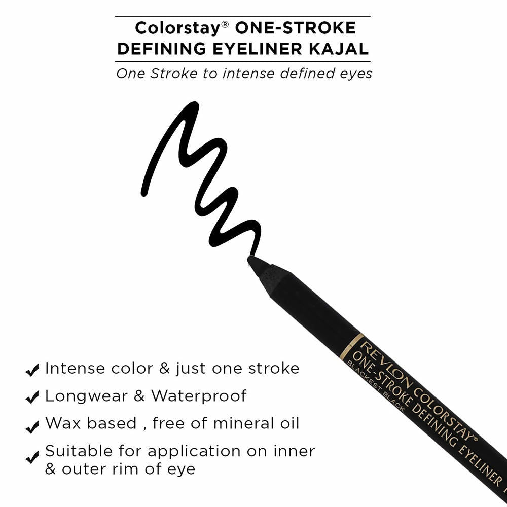 Revlon Colorstay One-Stroke Defining Eyeliner Kajal - Totally Turquoise by Dista