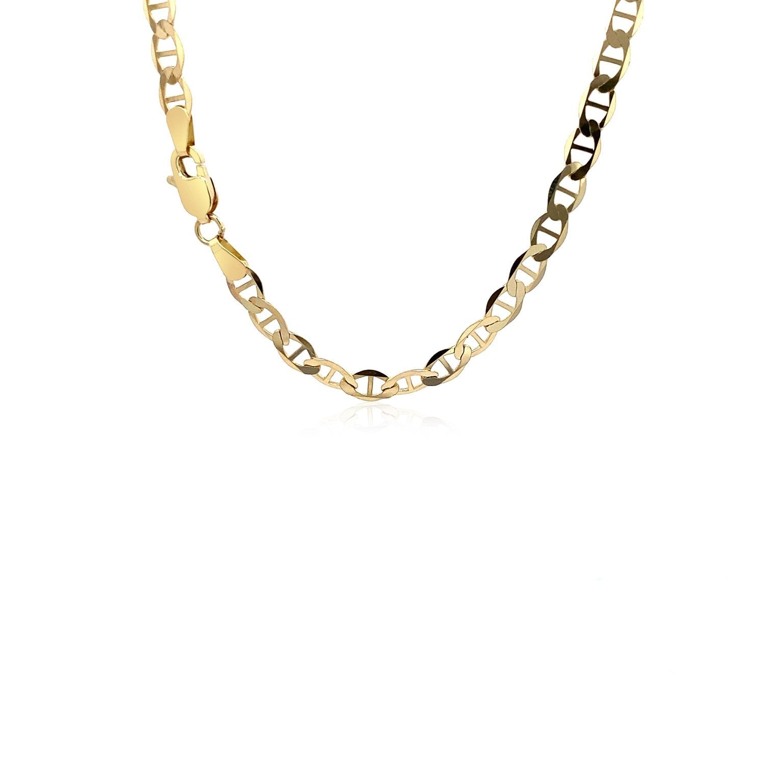 14k Yellow Gold Mariner Link Chain (4.50 mm) by Avera Group