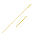 10k Yellow Gold Gourmette Chain 1.0mm (1.00 mm) - necklaces