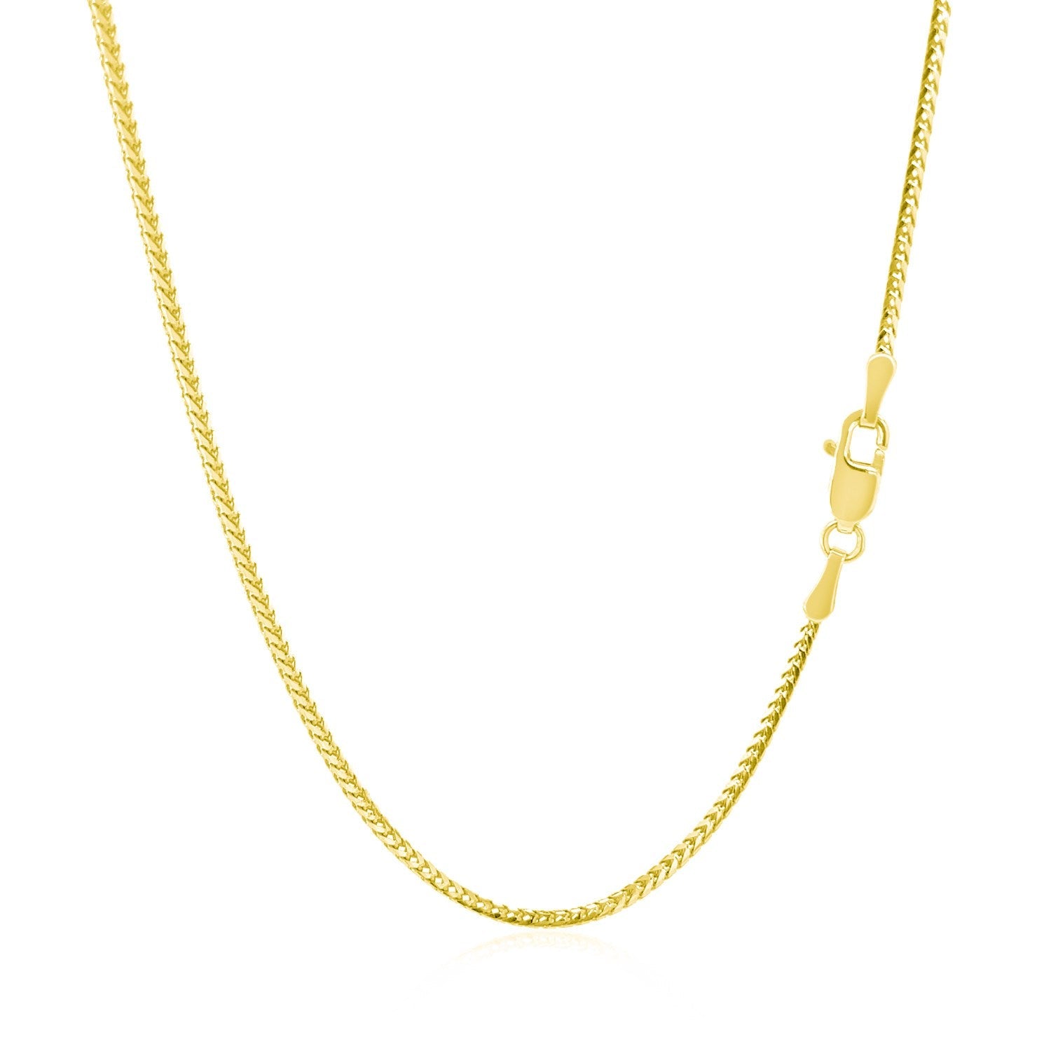 14k Yellow Gold Franco Chain (1.20 mm) by Avera Group