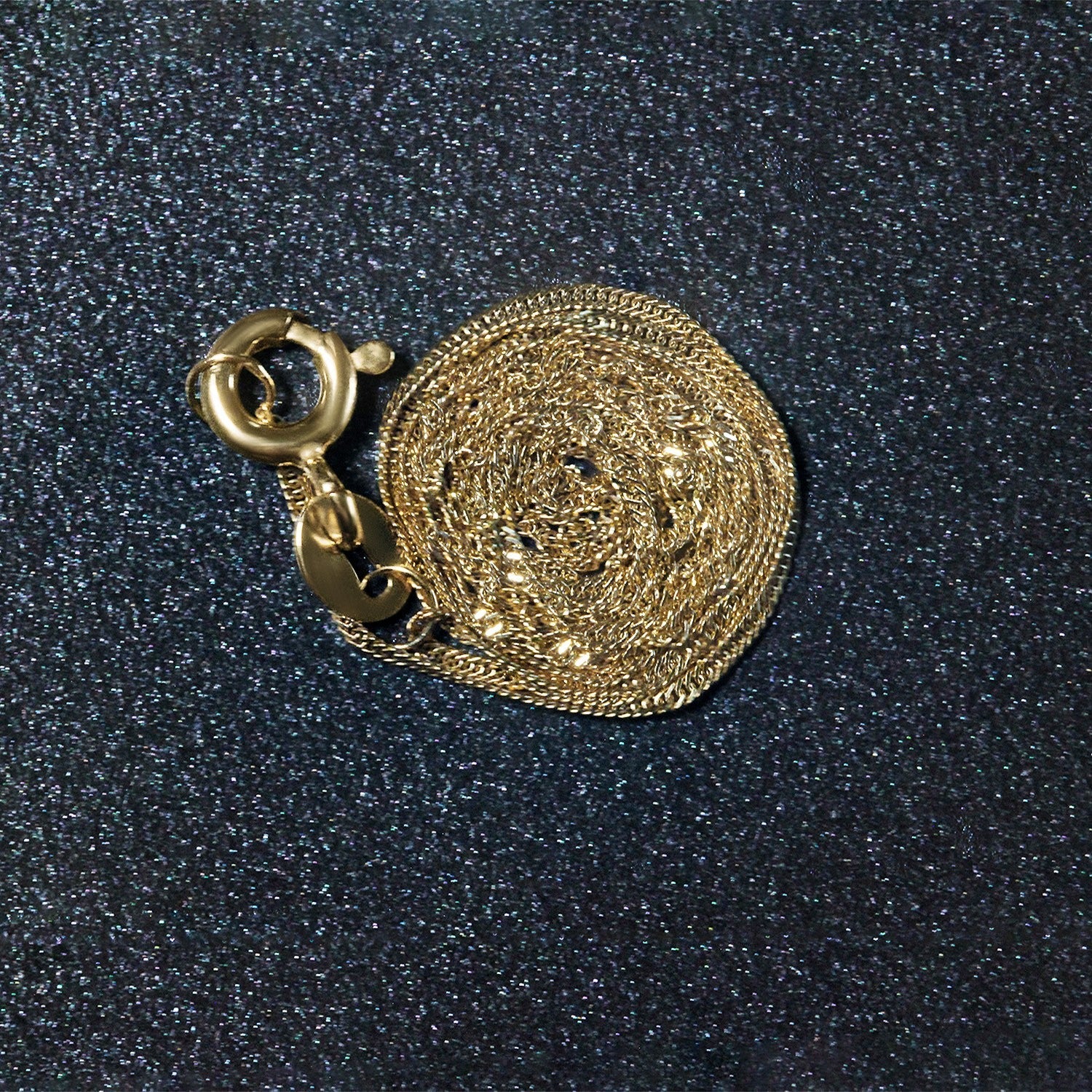 14k Yellow Gold Singapore Chain 0.8mm (0.81 mm) - DestGlow