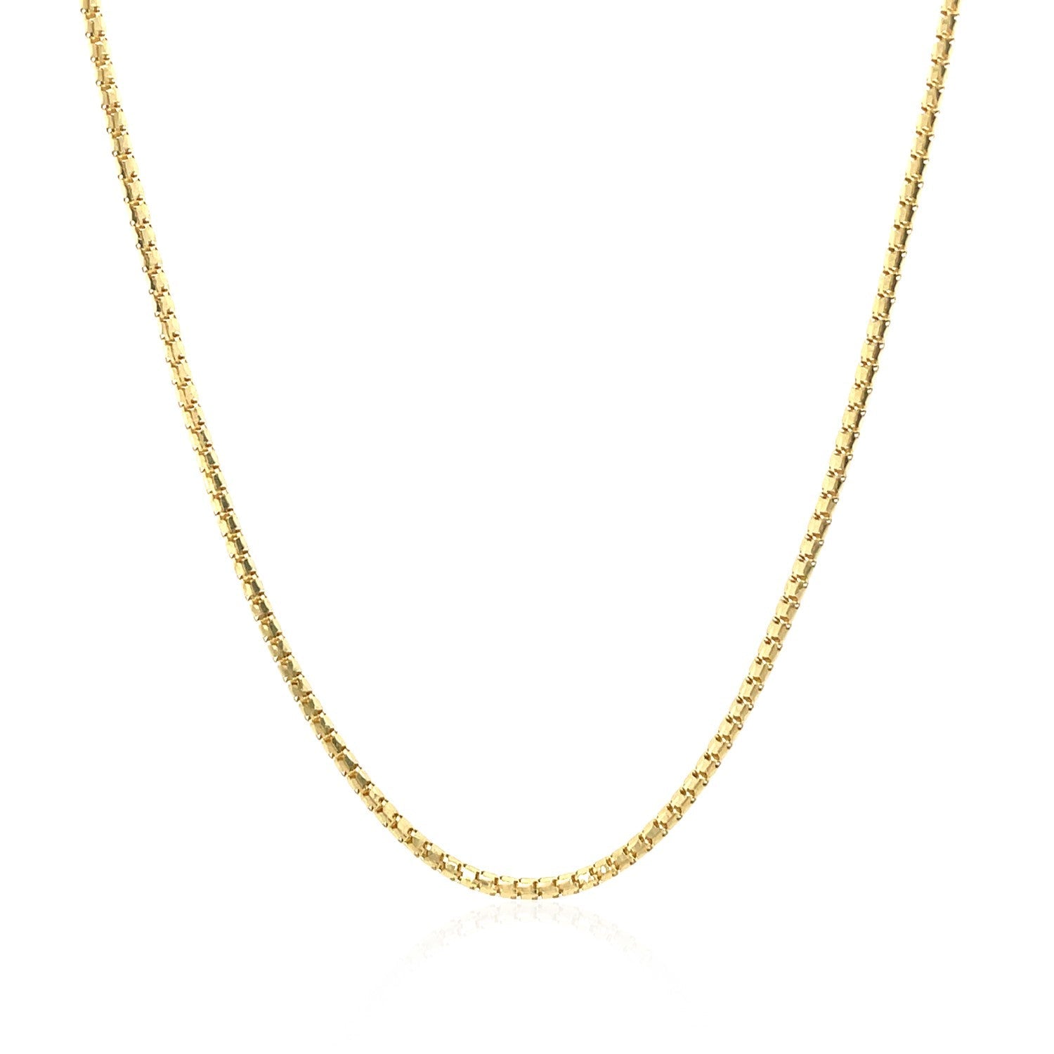 14k Yellow Gold Ice Chain 1.3mm by Bids.com
