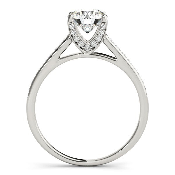 14k White Gold Diamond Engagement Ring With Cathedral Design (1 1/3 cttw) by Bids.com