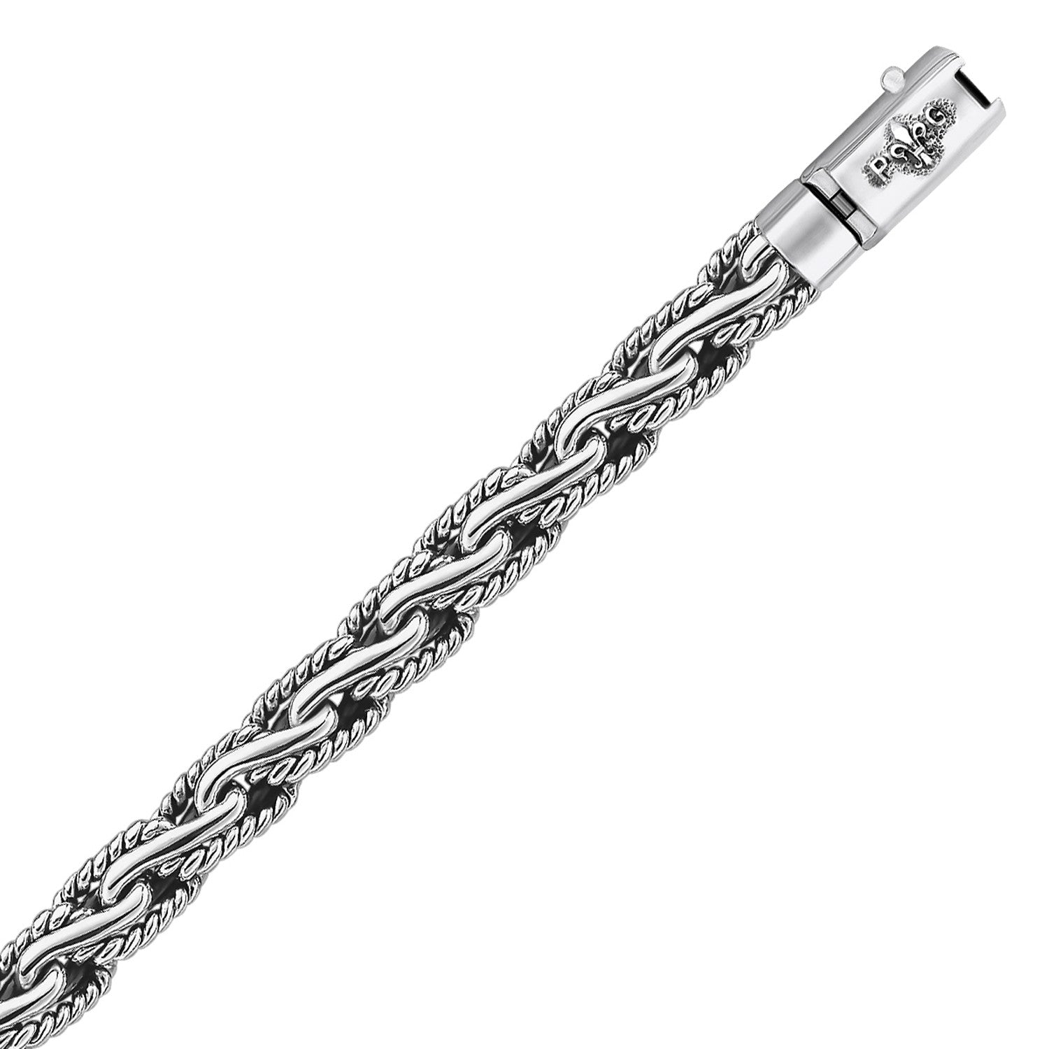Oxidized Sterling Silver Men&