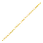 4.0 mm 14k Yellow Gold Lite Charm Bracelet - DestGlow