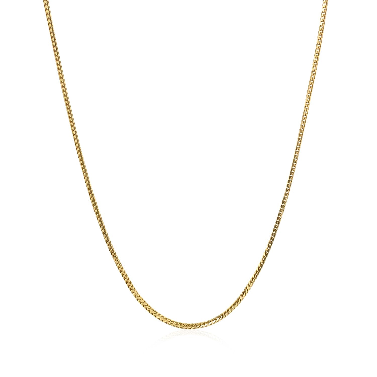 14k Yellow Gold Franco Chain 0.9mm by Bids.com