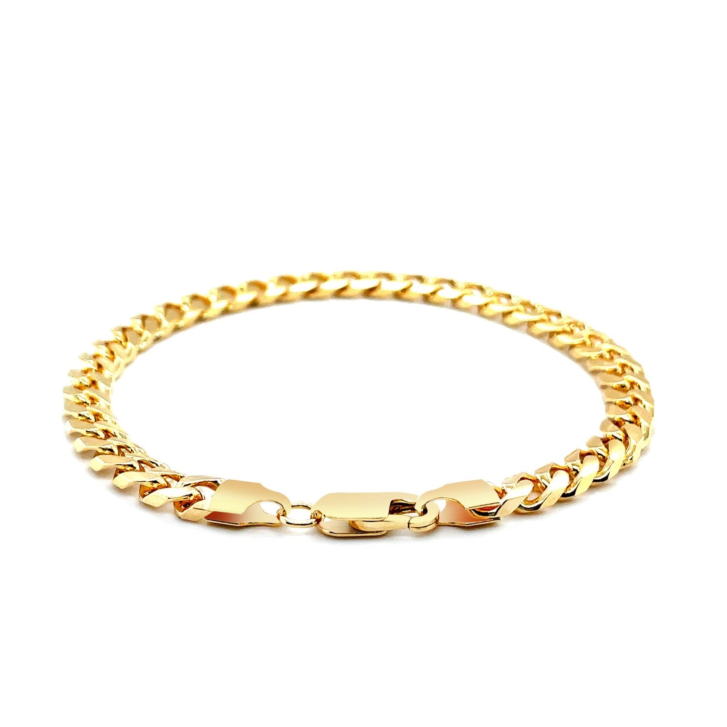 5.8mm 14k Yellow Gold Solid Miami Cuban Bracelet by Bids.com