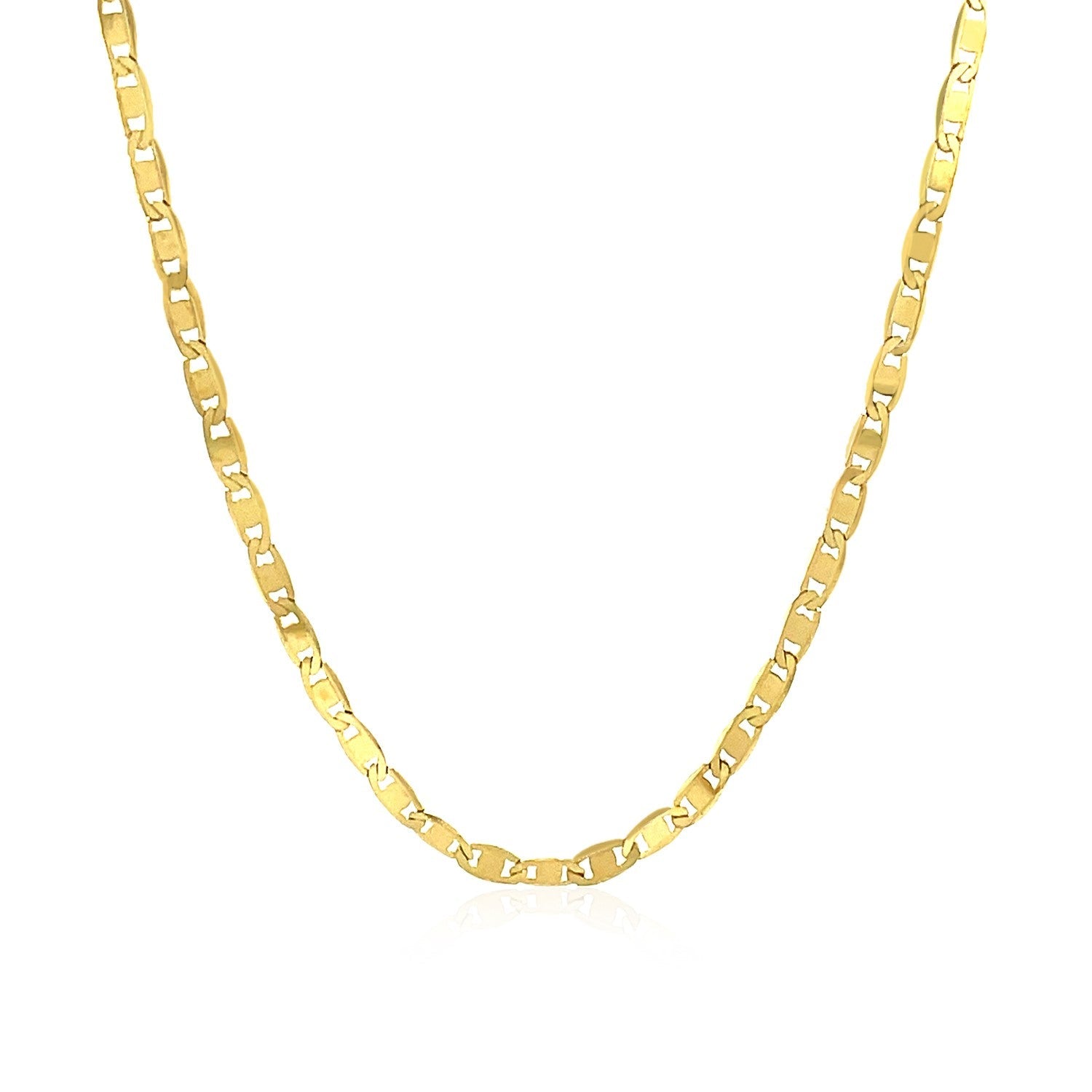 2.3mm 10k Yellow Gold Mariner Link Chain by Bids.com