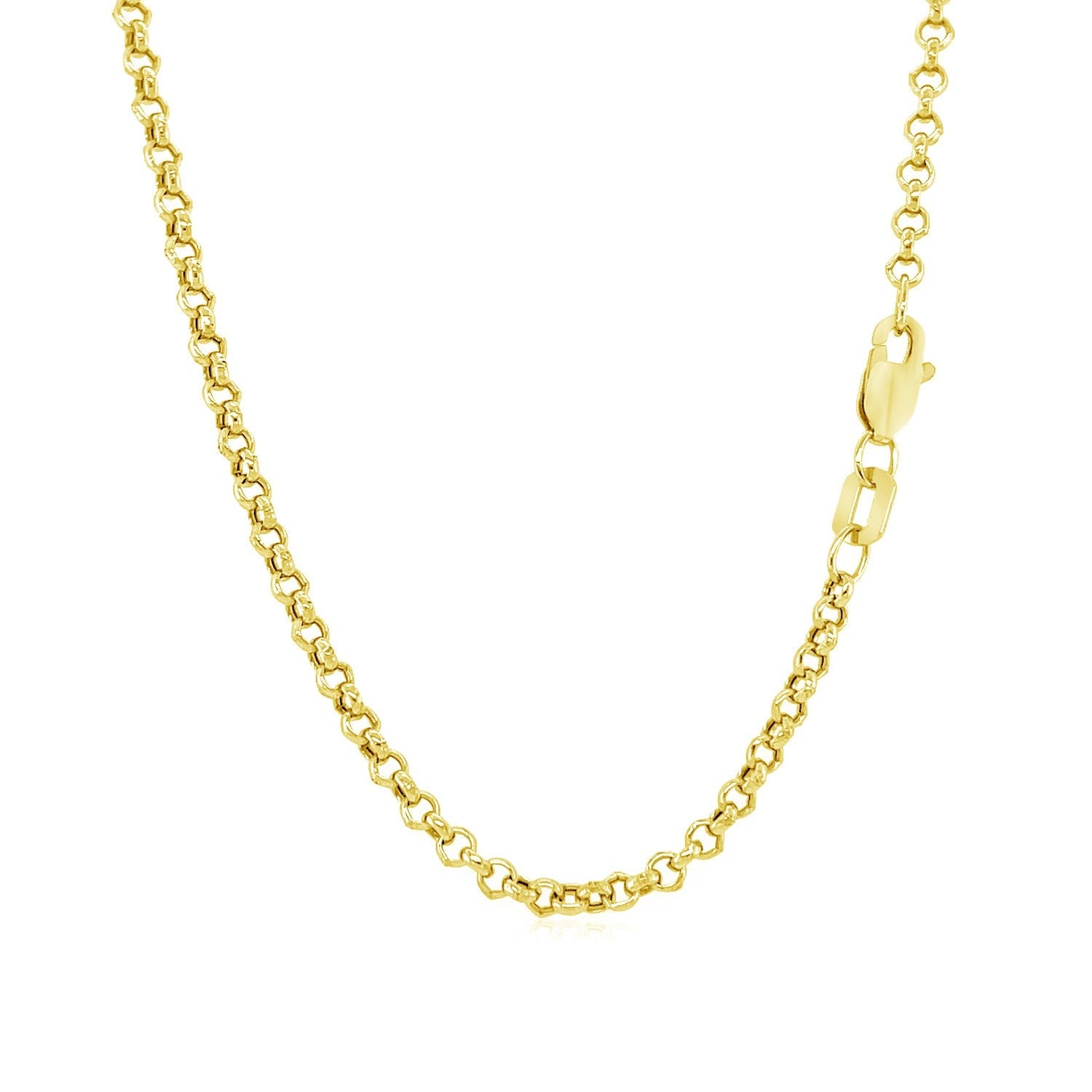 2.3mm 10k Yellow Gold Rolo Chain by Bids.com
