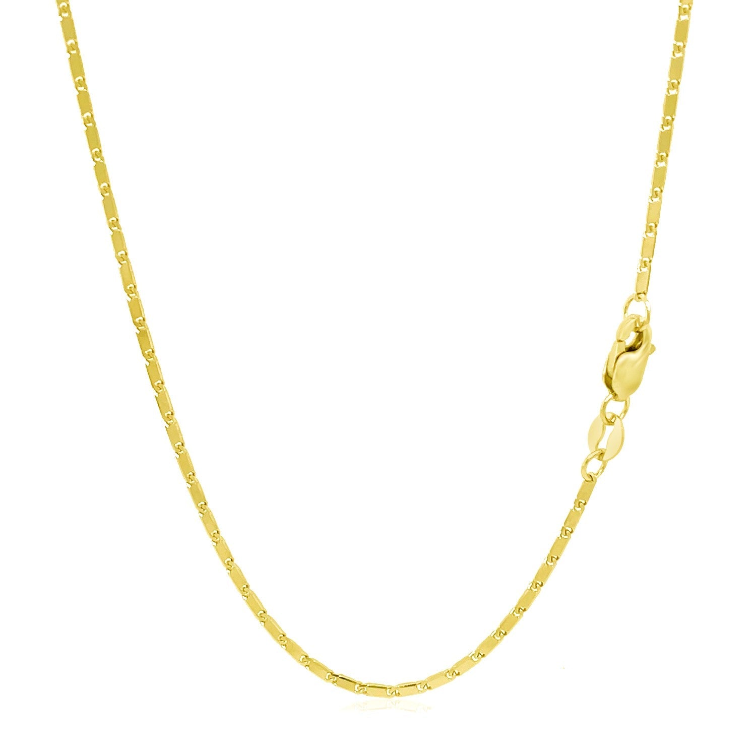 14k Yellow Gold Lumina Pendant Chain 1.0mm by Bids.com