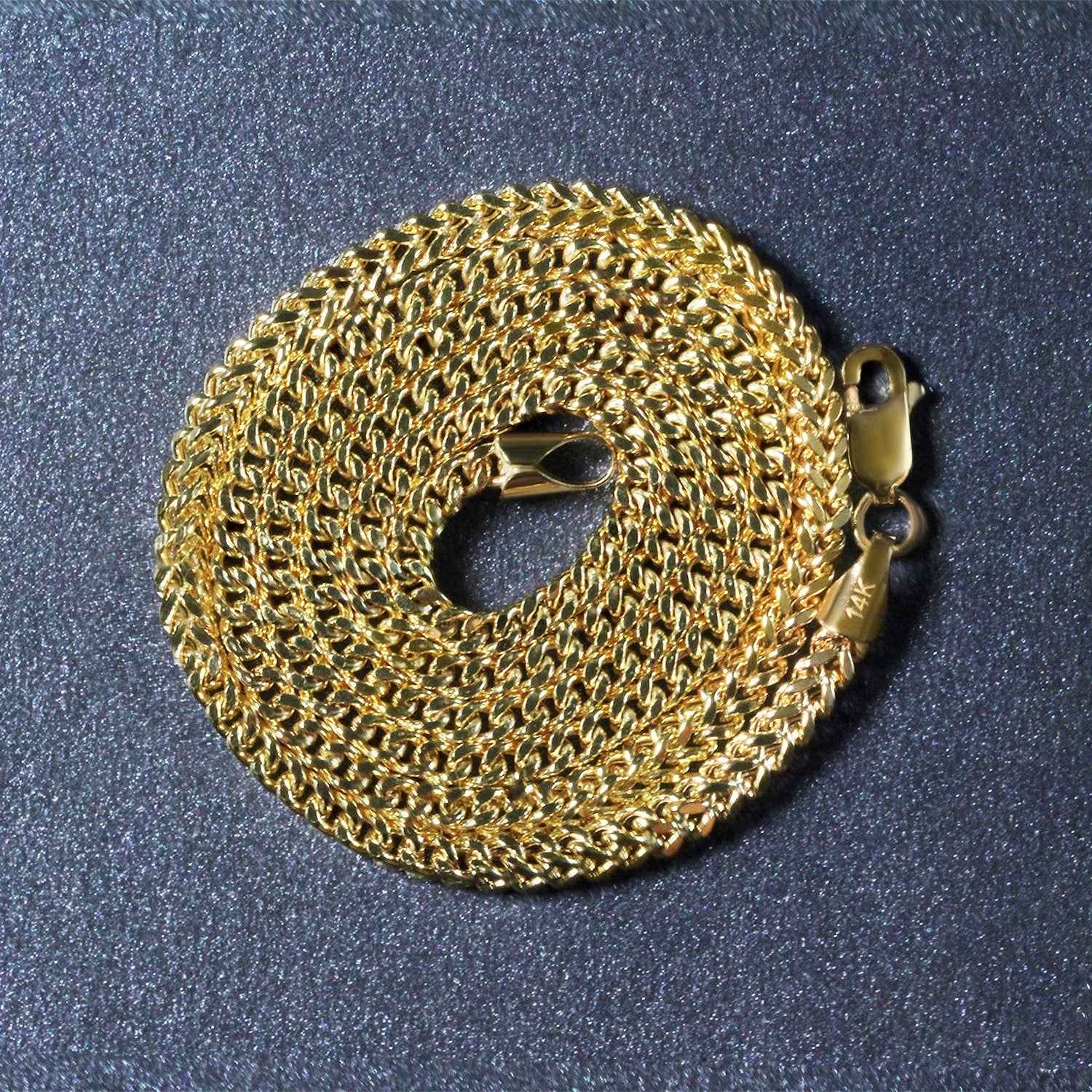 14k Yellow Gold Light Weight Wheat Chain (3.20 mm)