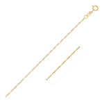 14k Yellow Gold Singapore Chain 0.6mm - necklaces