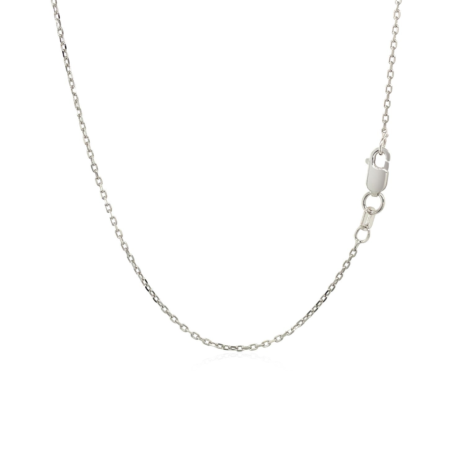 Narrow Cross Pendant with Diamonds in Sterling Silver - DestGlow