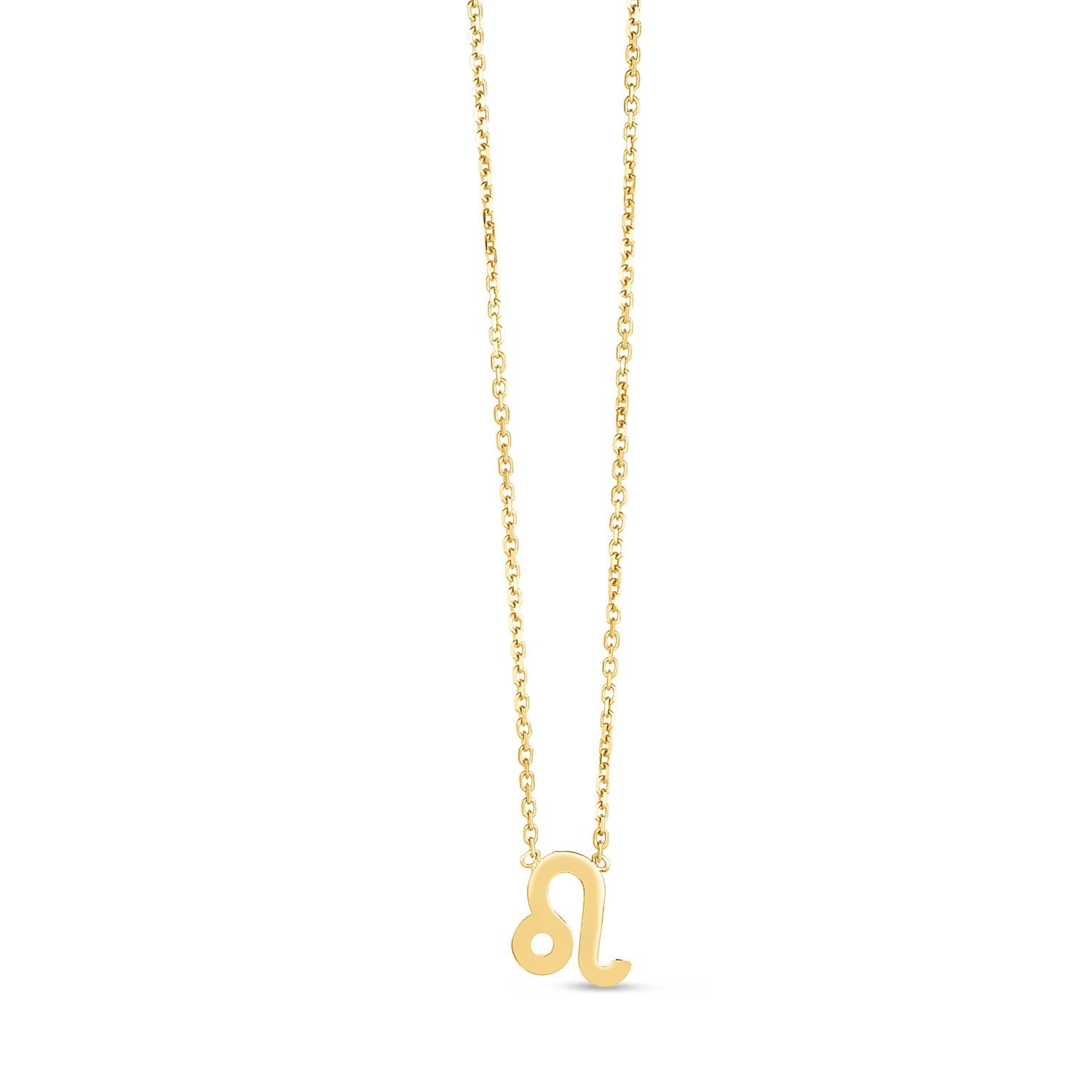 14K Yellow Gold Leo Necklace by Bids.com