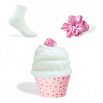 Cupcake Socks with Scrunchie