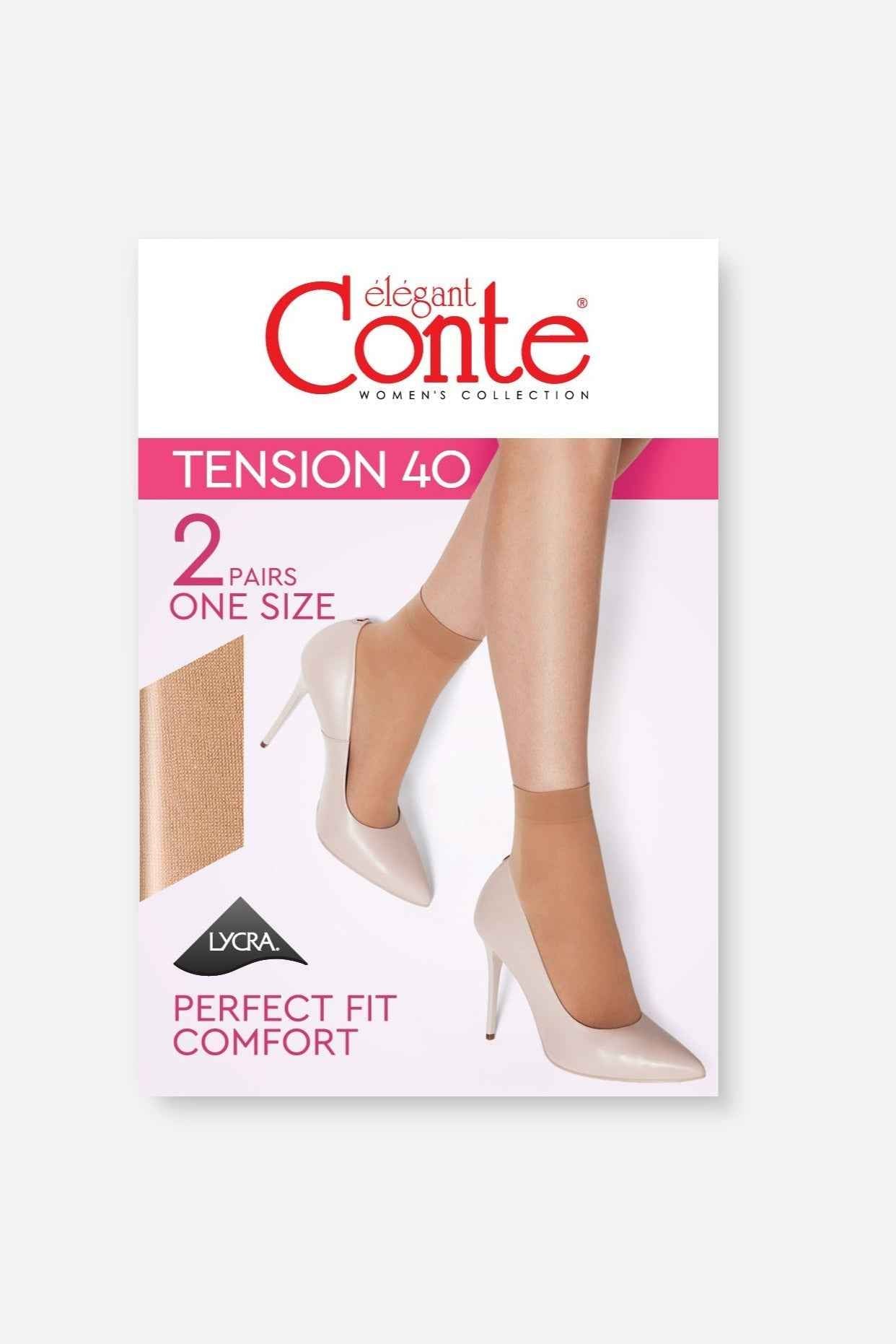 Socks Conte Tension 40 Den (2 pairs) - DestGlow