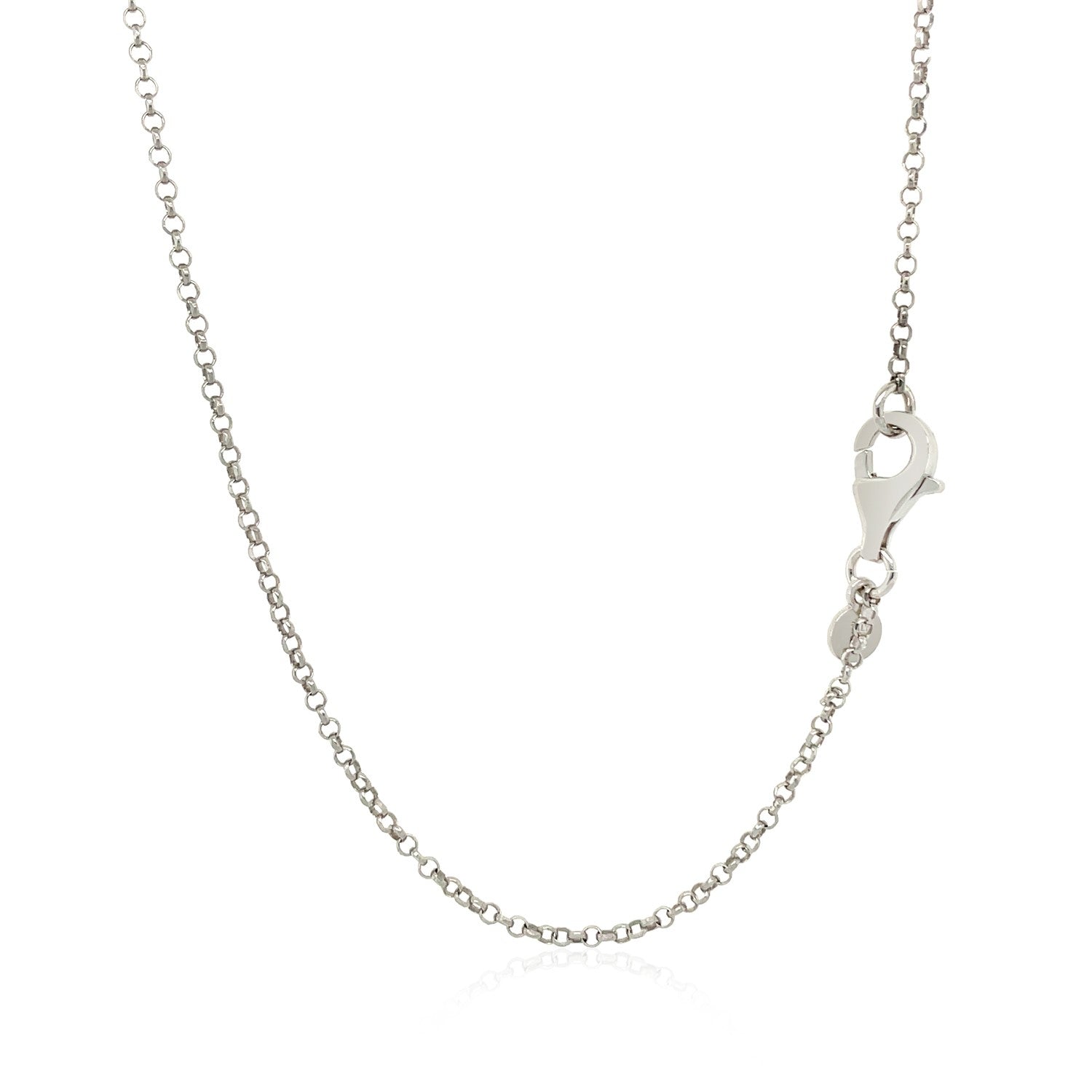 Sterling Silver 24 inch Necklace with Long Polished Bar Pendant by Avera Group