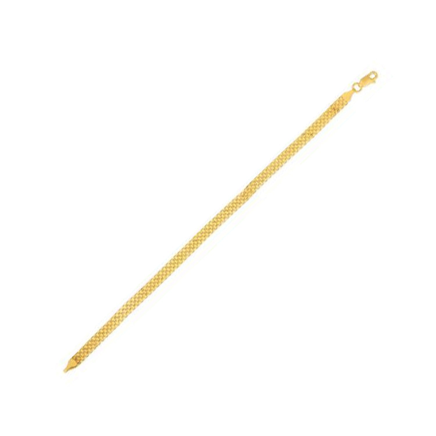 14k Yellow Gold Bismark Bracelet (4.70 mm) DestGlow