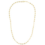 14k Yellow Gold Necklace with Polished Circles