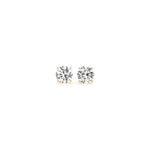1/2 cttw Lab Grown Round Diamond Stud Earrings 14k Yellow Gold (G/VS2) - earrings