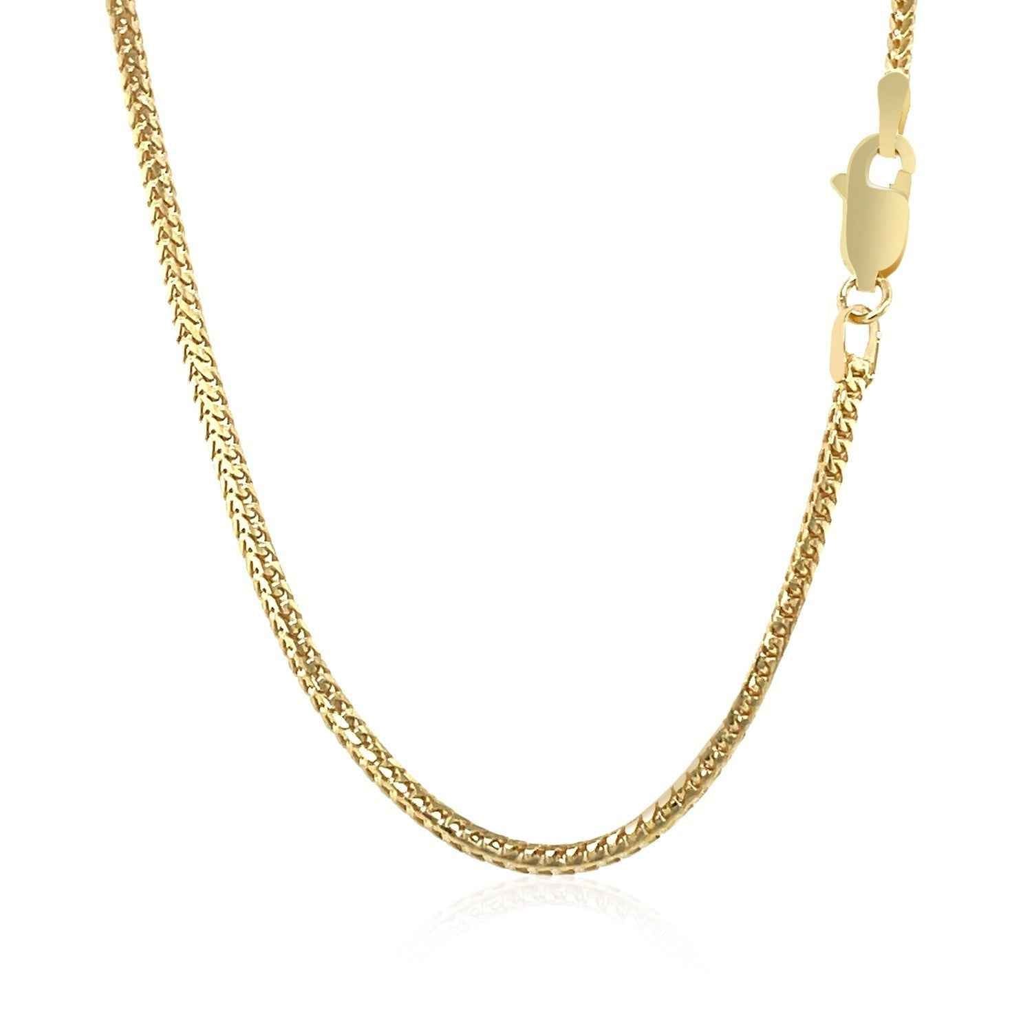 18k Yellow Gold Franco Chain (1.60 mm)