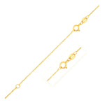 Double Extendable Box Chain in 14k Yellow Gold (0.6mm) - DestGlow