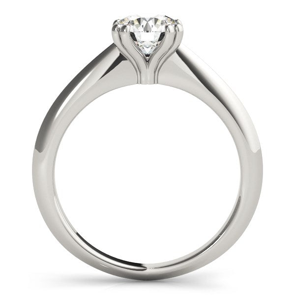 14k White Gold Double Prong Set Solitaire Diamond Engagement Ring (1 cttw) by Bids.com