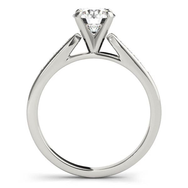 14k White Gold Single Row Diamond Engagement Ring (1 cttw) by Bids.com