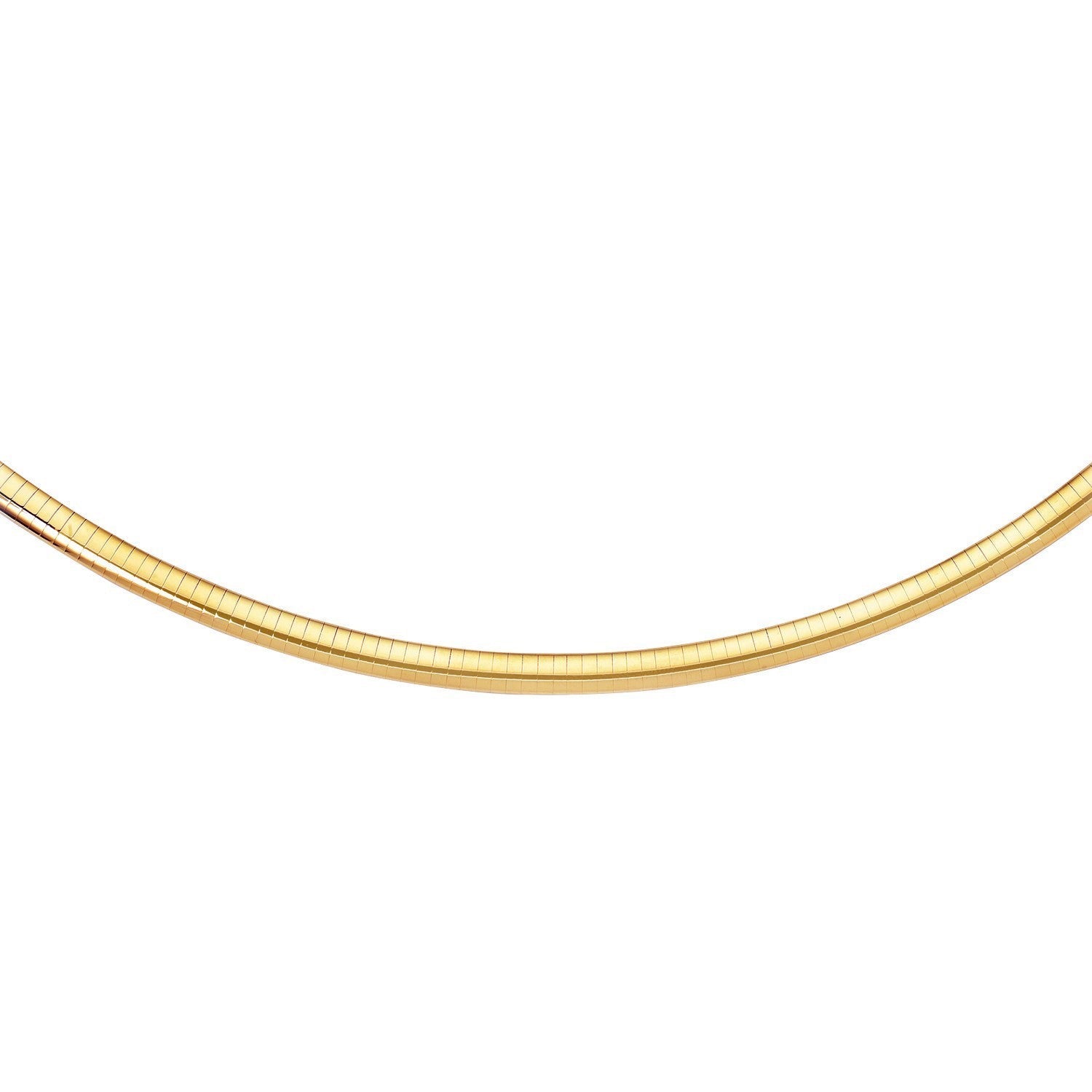 6.0 mm 14k Yellow Gold Classic Omega Bracelet by Bids.com