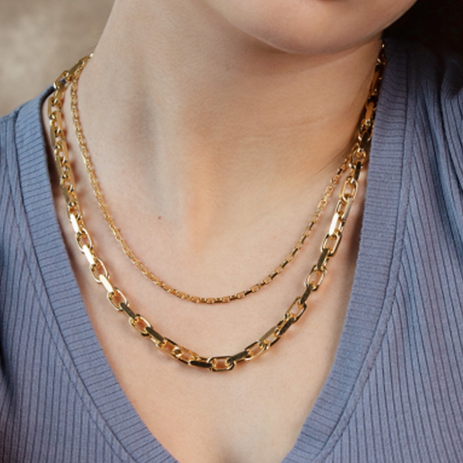 14k Yellow Gold French Cable Link Chain (6.10 mm) by Bids.com