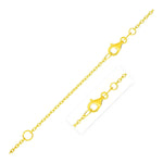 Extendable Cable Chain in 14k Yellow Gold (1.20 mm) - DestGlow
