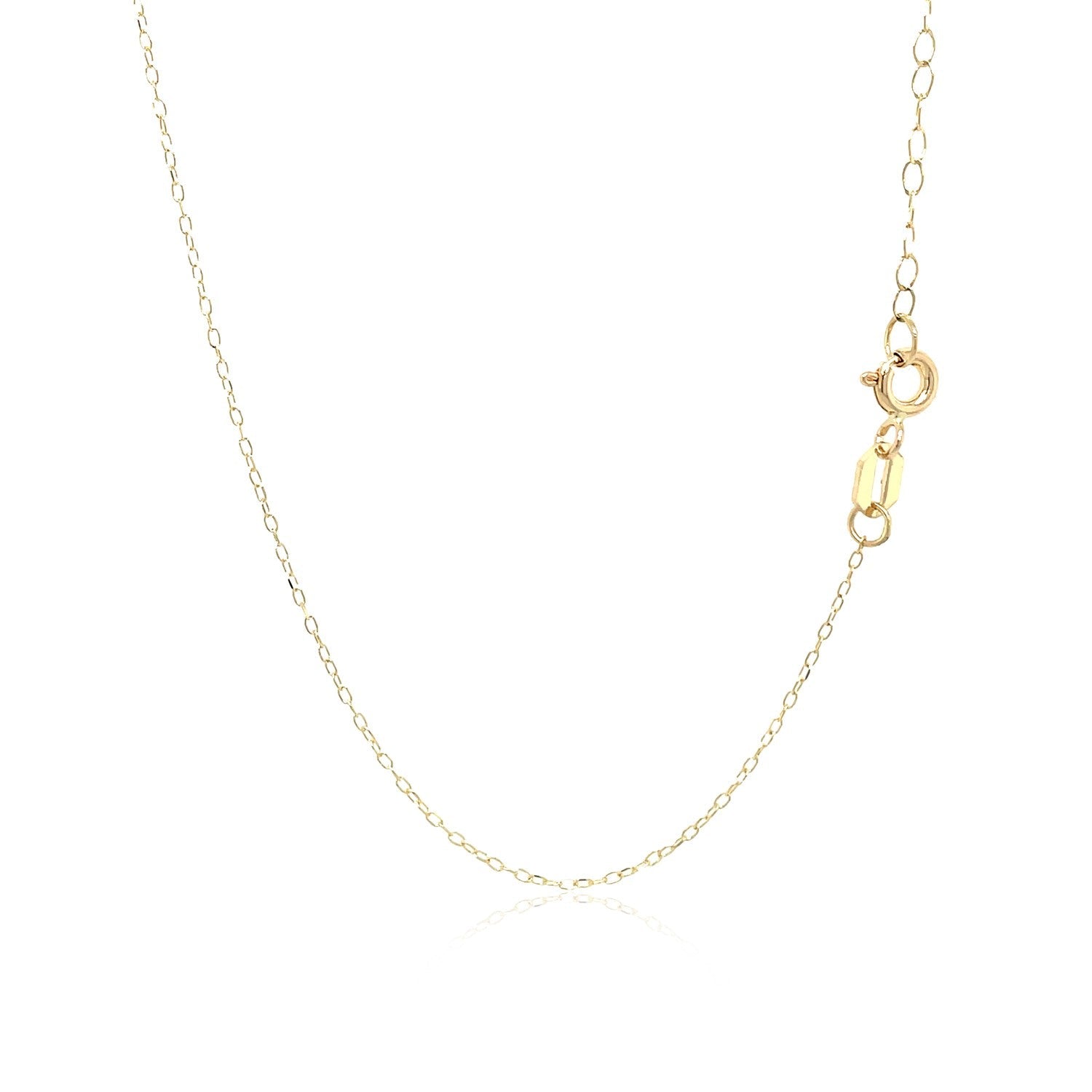 14k Yellow Gold Necklace with Dog Paw Print Symbol in Mother of Pearl - DestGlow