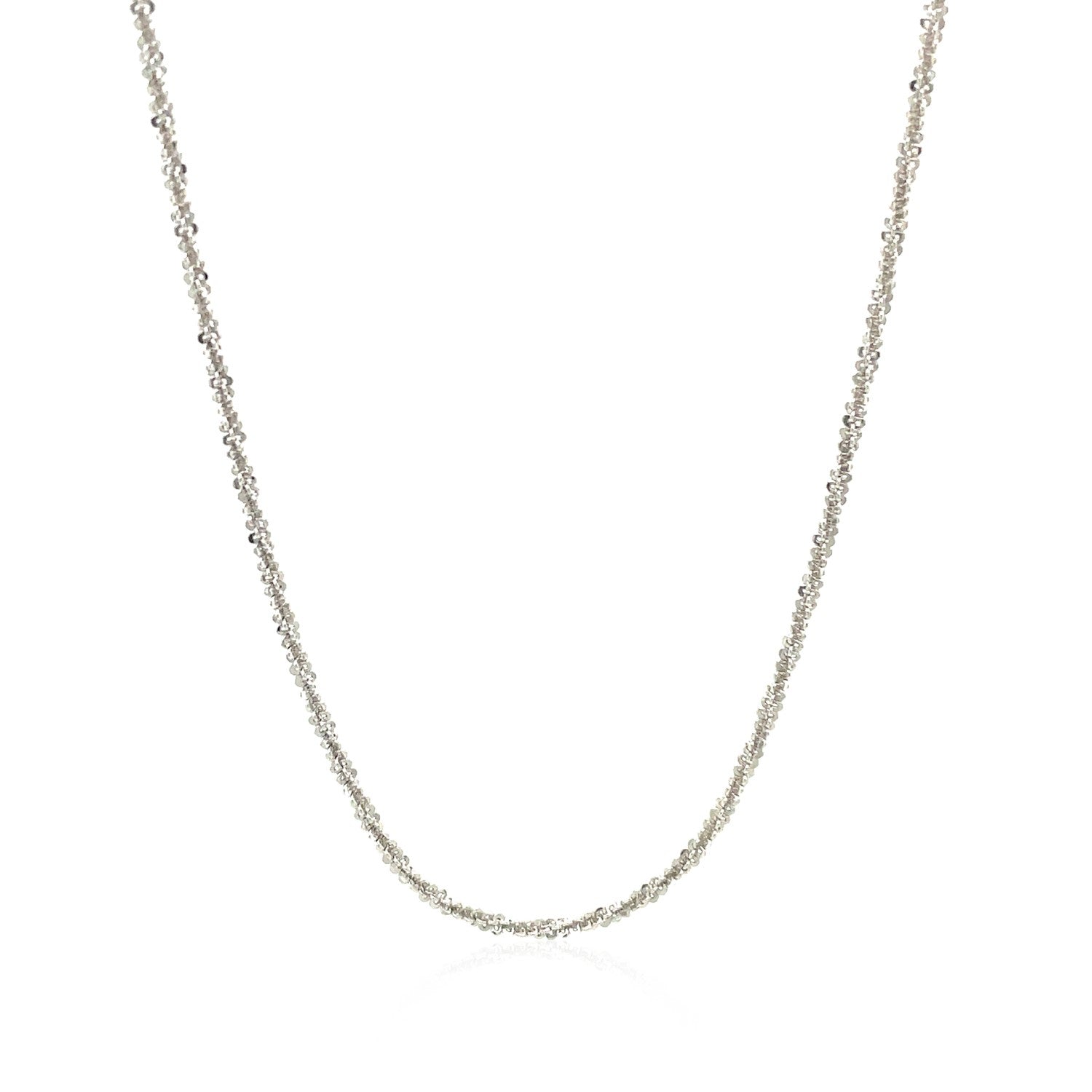 Sterling Silver 1.5mm Adjustable Sparkle Chain by Bids.com