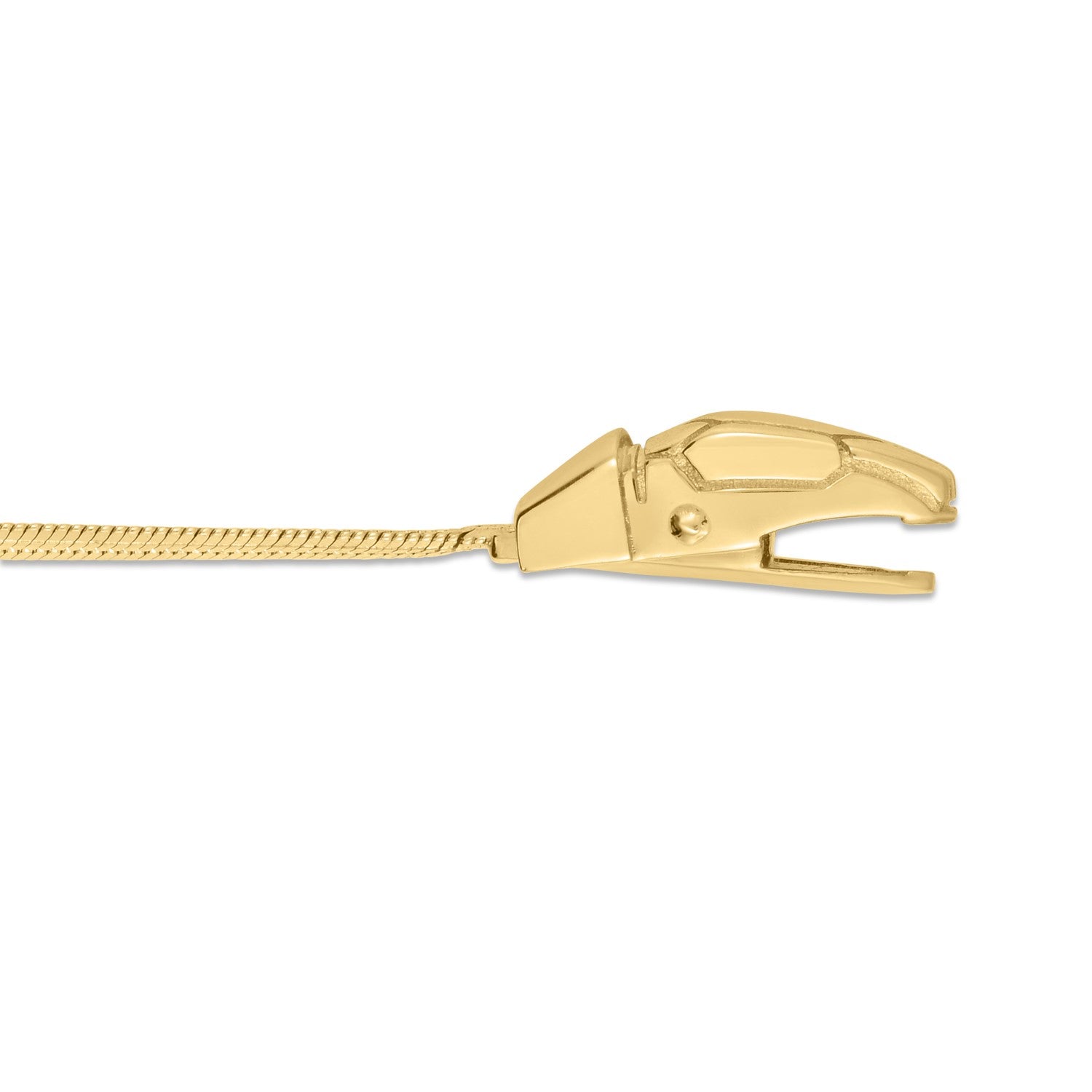 14k Yellow Gold Serpent Necklace DestGlow