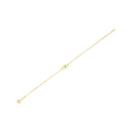 14k Yellow Gold MOP Evil Eye Bracelet