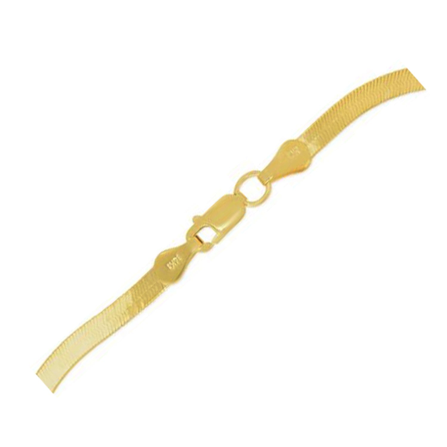 14k Yellow Gold Super Flex Herringbone Chain (1.50 mm) DestGlow