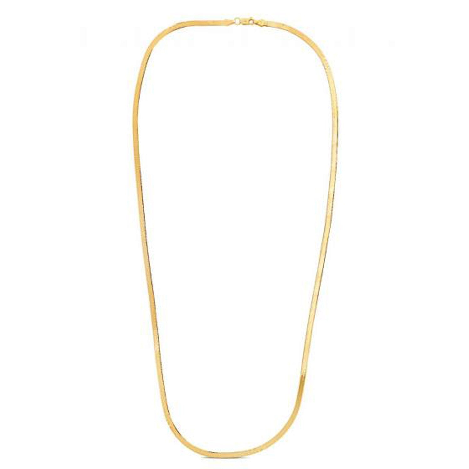 14k Yellow Gold Super Flex Herringbone Chain (1.50 mm) DestGlow