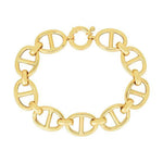 14k Yellow Gold High Polish Mariner Link Bracelet (13.80 mm)