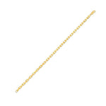 14k Yellow Gold French Cable Chain Bracelet (3.60 mm)