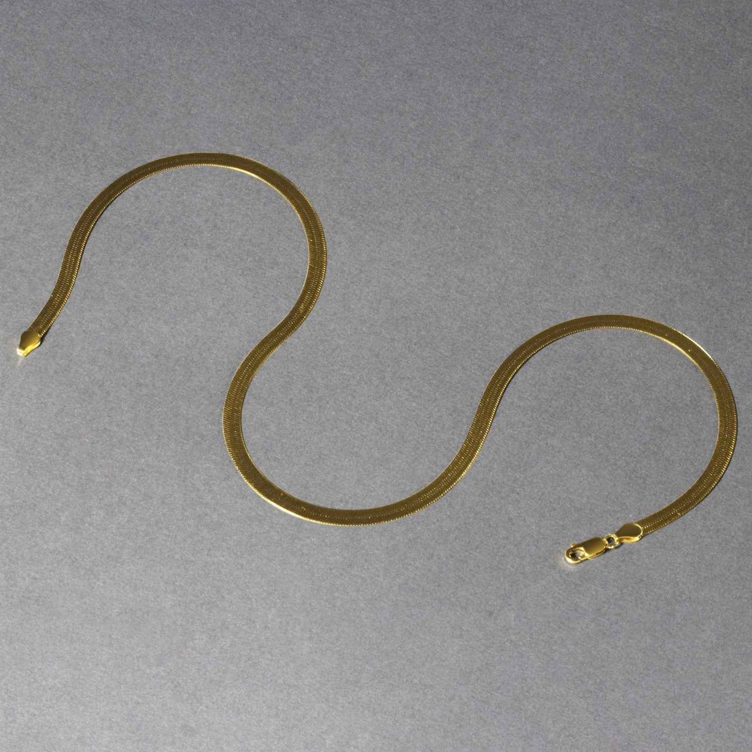 6.0mm 14k Yellow Gold Super Flex Herringbone Chain