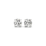2 cttw Certified IGI Lab Grown Round Diamond Stud Earrings 14k White Gold(G/VS2) - DestGlow