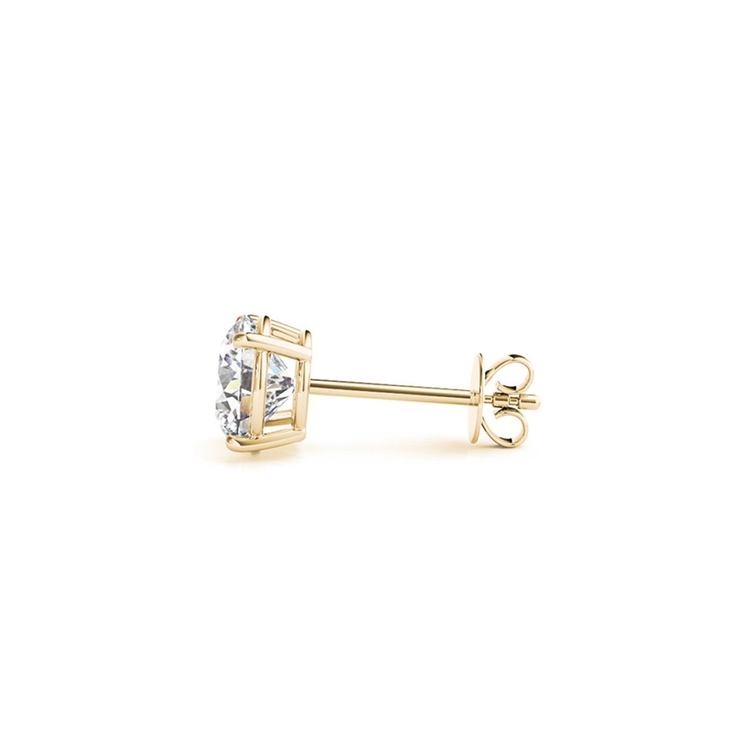 3 cttw Certified IGI Lab Grown Round Diamond Earrings 14k Yellow Gold (G/VS2) by Avera Group