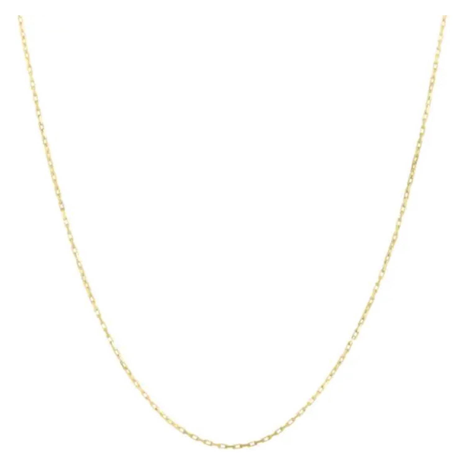 14k Yellow Gold French Cable Chain (1.30 mm) by Bids.com