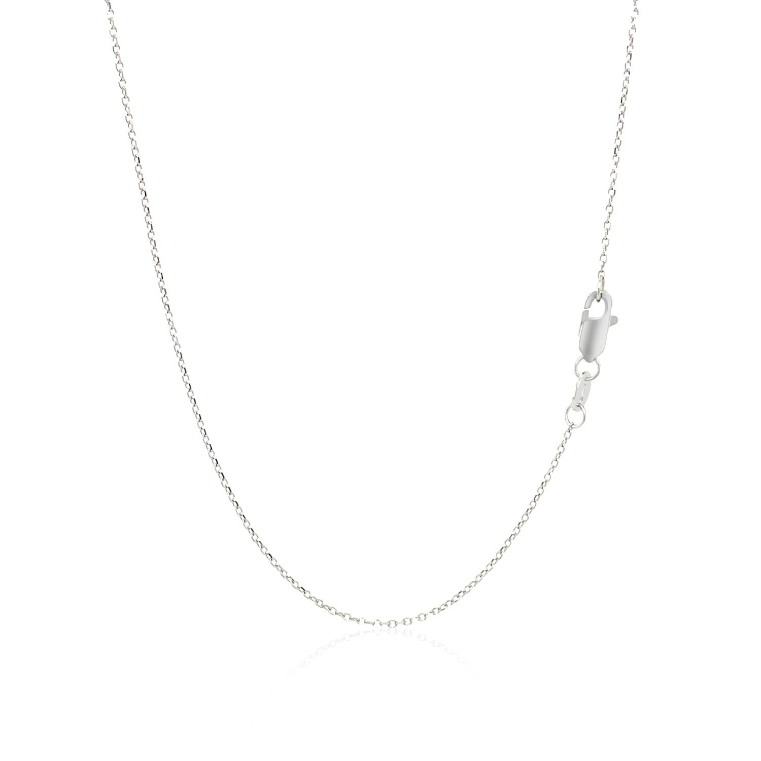 14k White Gold Diamond Embellished Cross Motif Necklace (.21cttw) by Avera Group