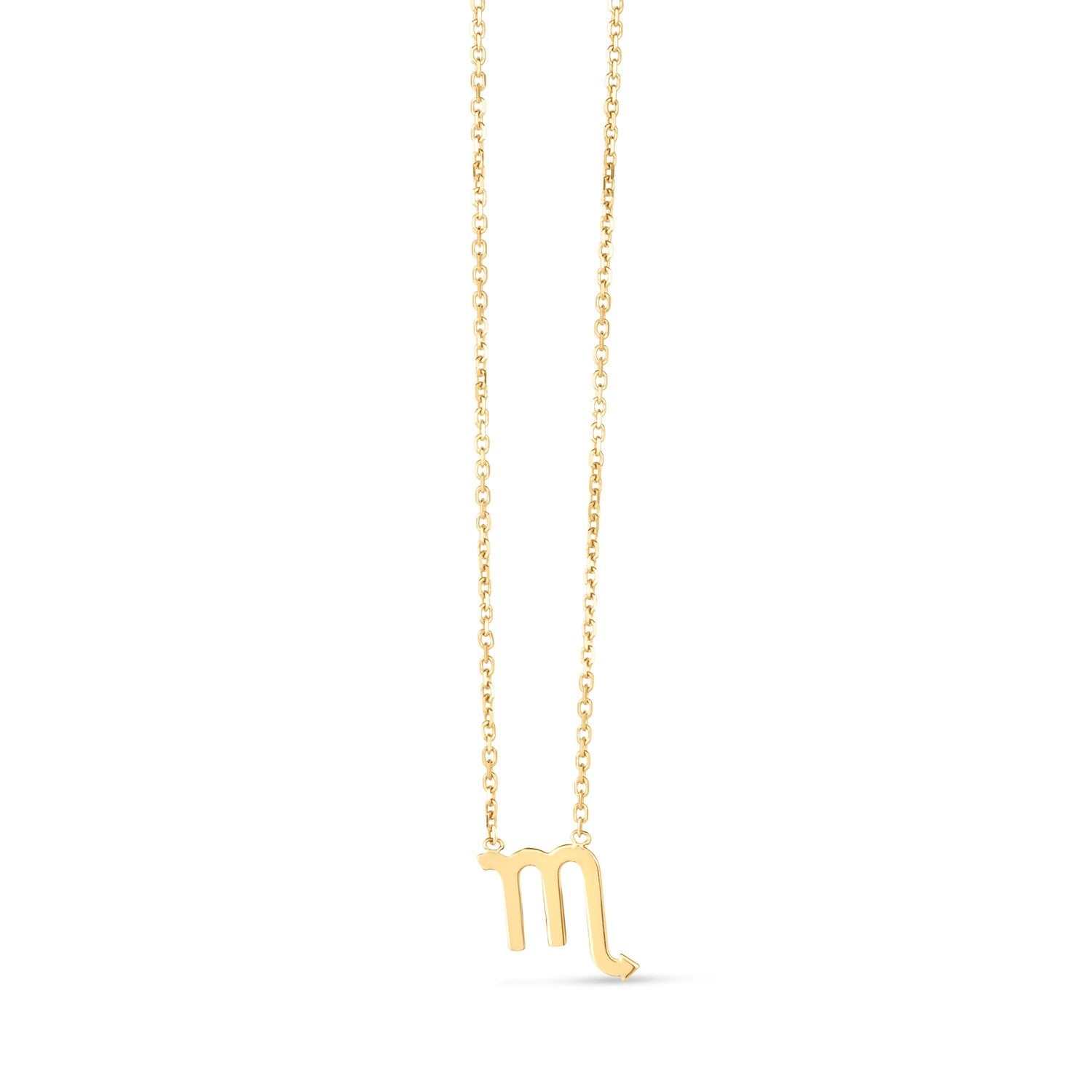 14K Yellow Gold Scorpio Necklace by Avera Group