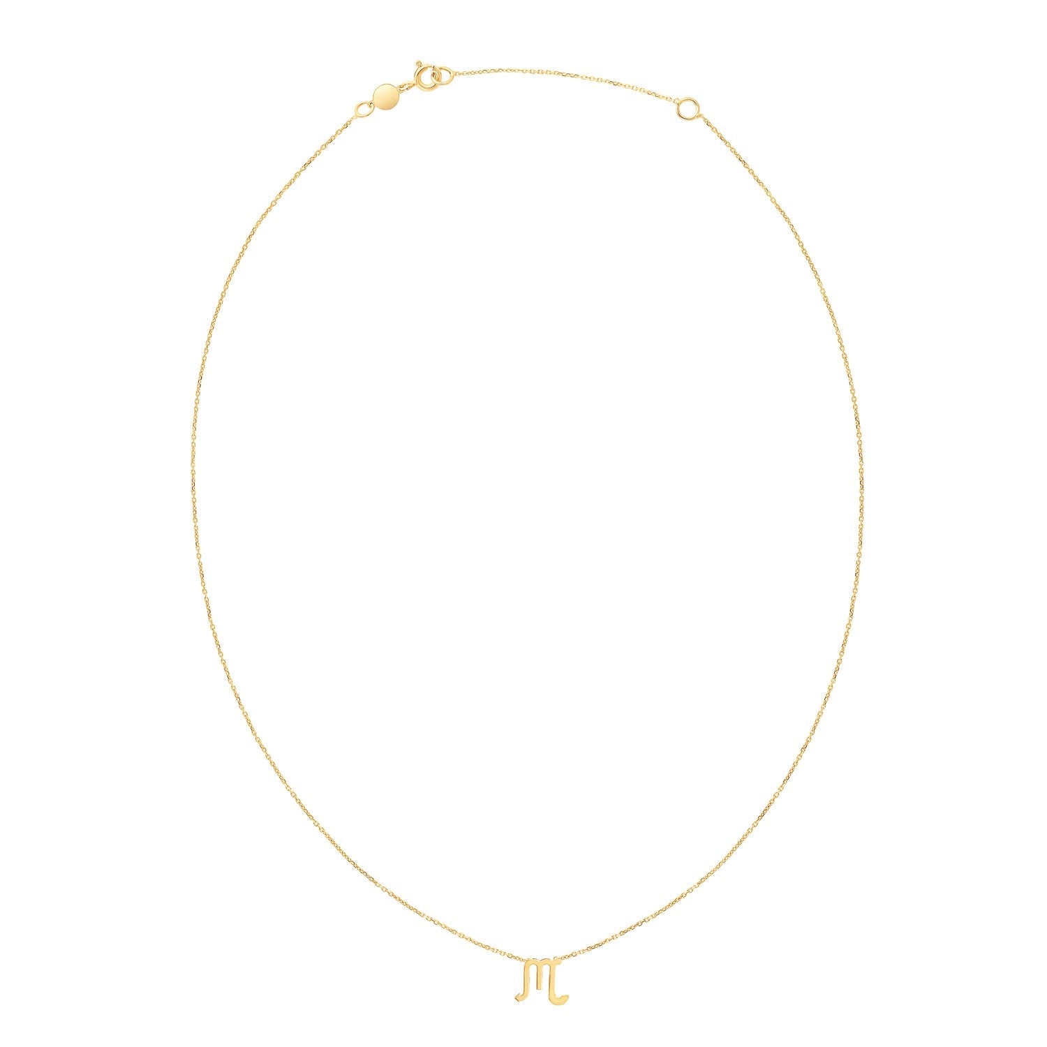 14K Yellow Gold Scorpio Necklace by Avera Group