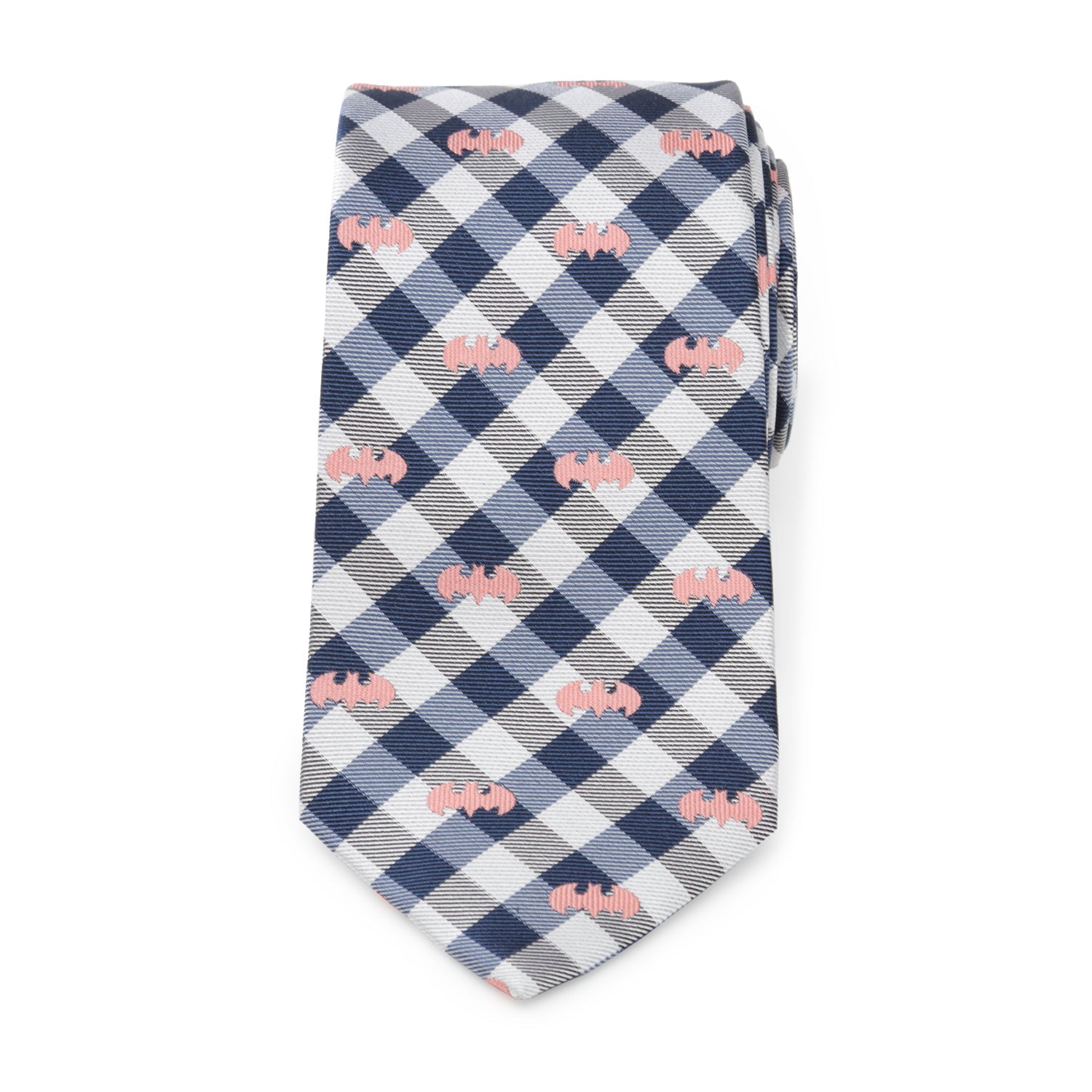 DC Batman Plaid Navy Men&