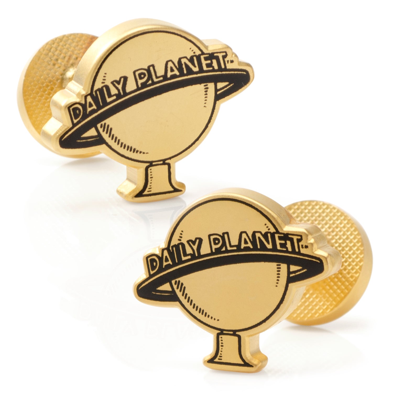 DC Superman Daily Planet Gold Cufflinks by Cufflinks.com